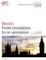 Brexit: From revelation to re-accession