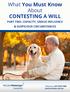 What You Must Know About CONTESTING A WILL PART TWO: CAPACITY, UNDUE INFLUENCE & SUSPICIOUS CIRCUMSTANCES