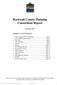 Rockwall County Planning Consortium Report