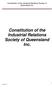 Constitution of the Industrial Relations Society of Queensland Inc.