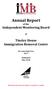 Annual Report of the Independent Monitoring Board