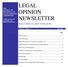 LEGAL OPINION NEWSLETTER