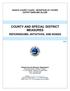 COUNTY AND SPECIAL DISTRICT MEASURES
