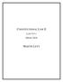 CONSTITUTIONAL LAW II LAW SPRING 2018 MARTIN LEVY
