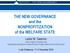 THE NEW GOVERNANCE and the NONPROFITIZATION of the WELFARE STATE