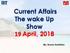 Current Affairs The wake Up Show 19 April, By: Kumar Sambhav