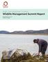 Wildlife Management Summit Report