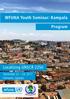 Youth Seminar: Kampala. Program. Localizing UNSCR November 22 24, 2017 Kampala, Uganda