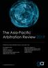 The Asia-Pacific Arbitration Review 2019