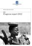 Women, peace and security. Progress report 2012