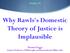 Why Rawls's Domestic Theory of Justice is Implausible