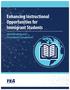 Enhancing Instructional Opportunities for Immigrant Students. Identification and Procedural Companion