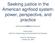 Seeking justice in the American agrifood system: power, perspective, and practice