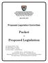 Packet. Proposed Legislation