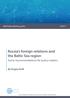 Russia s foreign relations and the Baltic Sea region