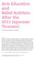 Arts Education and Relief Activism After the 2011 Japanese Tsunami
