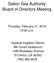 Salton Sea Authority Board of Directors Meeting