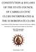 CONSTITUTION & BYLAWS OF THE STATE COUNCIL OF CABRILLO CIVIC CLUBS INCORPORATED & THE SUBORDINATE CLUBS