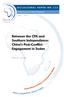 Global Powers and Africa Programme. Between the CPA and Southern Independence: China s Post-Conflict Engagement in Sudan