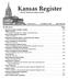 Kansas Register Kris W. Kobach, Secretary of State