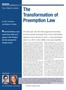 The Transformation of Preemption Law