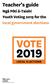 Teacher s guide. Ngā Pōti ā-taiohi Youth Voting 2019 for the local government elections