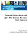 Criminal Procedure and Law: The Annual Review. Beth Cateforis. May 28-29, 2015 University of Kansas School of Law