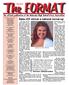 The FORMAT. The official publication of the Nebraska High School Press Association