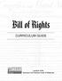 Bill of Rights CURRICULUM GUIDE. a project of the American Civil Liberties Union of Minnesota