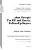 After Georgia The EU and Russia: Follow-Up Report