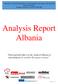 Analysis Report Albania