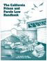 The California Prison and Parole Law Handbook