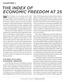 THE INDEX OF ECONOMIC FREEDOM AT 25