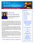 RACSS Newsletter. It s Our Anniversary! Chair s Column: Research and Committee Staff Section Spring 2014 IN THIS ISSUE: