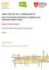 ANALYSIS OF 2011 CENSUS DATA Irish Community Statistics, England and Selected Urban Areas
