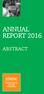 ANNUAL REPORT 2016 ABSTRACT