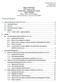 Table of Contents. Agenda Item C.6.a Attachment 1 November 2014