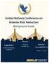 United Nations Conference on Disaster Risk Reduction Background Guide