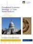 Presidential Economic Meetings: A Time- Based Analysis