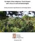 The Rights of Non-Indigenous Forest Peoples with a focus on Land and Related Rights Existing International Legal Mechanisms and Strategic Options