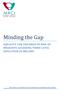 Minding the Gap EQUALITY FOR CHILDREN OF NON-EU MIGRANTS ACCESSING THIRD LEVEL EDUCATION IN IRELAND