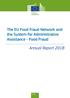 European Commission. The EU Food Fraud Network and the System for Administrative Assistance - Food Fraud. Annual Report Health and Food Safety