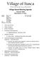 Village of Itasca. 550 W. Irving Park Rd., Itasca, Illinois Village Board Meeting Agenda. January 8, 2019 Board Room, 2 nd Floor