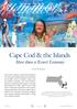 Cape Cod & the Islands More than a Resort Economy