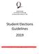 QUEENS COLLEGE CITY UNIVERSITY OF NEW YORK Kissena Blvd. Flushing, NY Student Elections Guidelines 2019