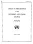 ECONOMIC AND SOCIAL INDEX TO PROCEEDINGS -COUNCIL. w - r-;:: : , OF THE UNITED NATIONS J:\-