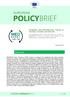 POLICYBRIEF THE FIELDS OF ENERGY AND INDUSTRY