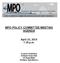 MPO POLICY COMMITTEE MEETING AGENDA