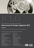 Enforcement of Foreign Judgments A practical cross-border insight into the enforcement of foreign judgments