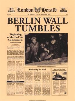 The Wall Falls, 1989 A wave of rebellion against Soviet